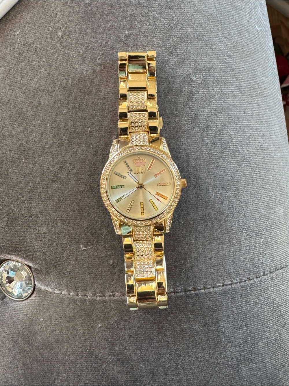 Juicy couture gold watch